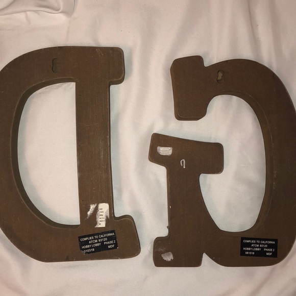 Delta Gamma (DG) letters - Picture 2 of 2